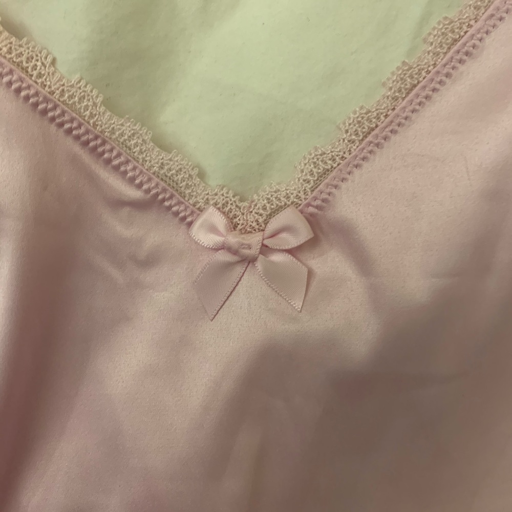 NWOT. Savage x Fenty Pink Slip Dress